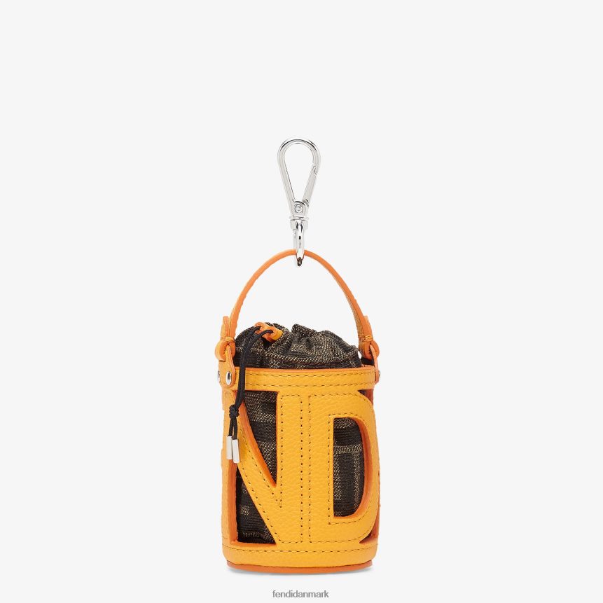 bucket bag læder charm Mænd Fendi tilbehør orange A44V2D2419