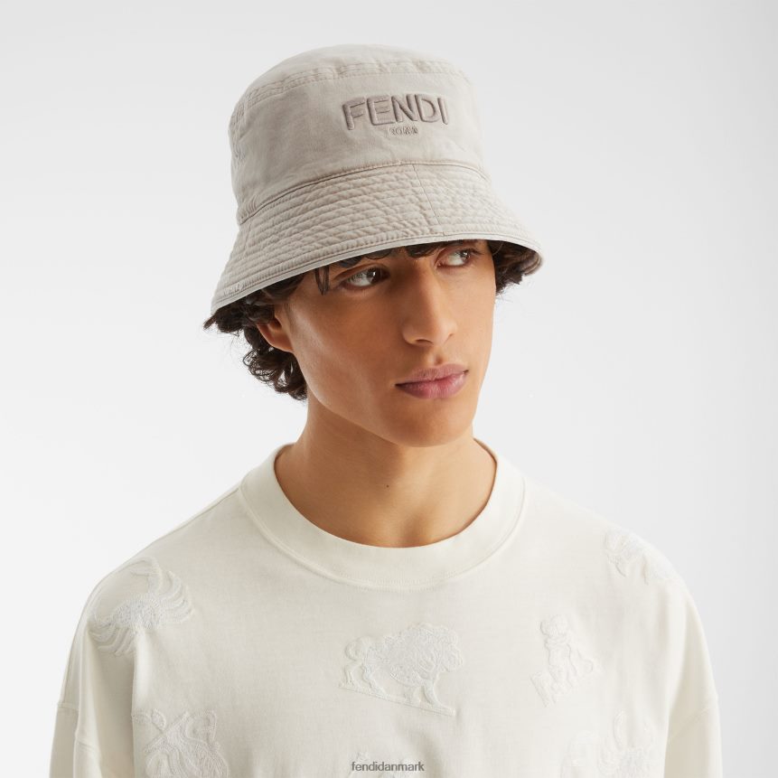bomuld fiskestil hat Mænd Fendi tilbehør beige A44V2D2379