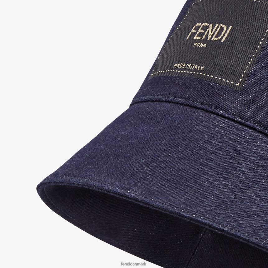 denim bøttehat Mænd Fendi tilbehør blå A44V2D2532