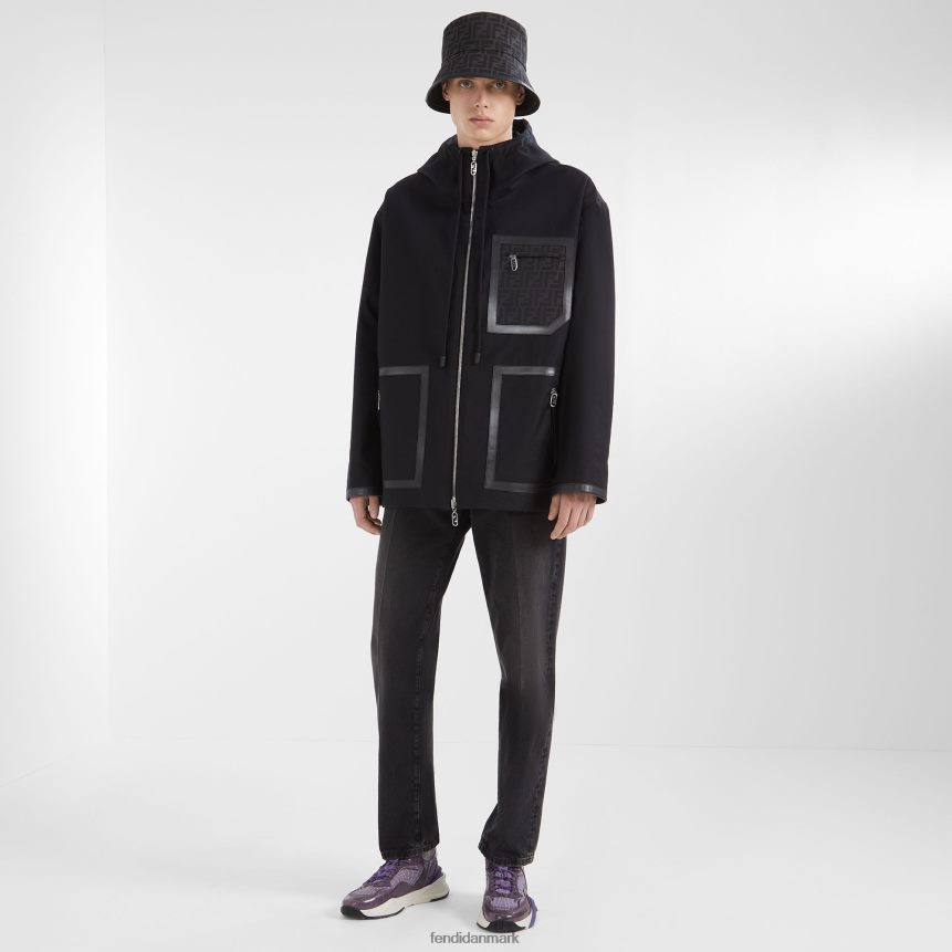 stof bøttehat Mænd Fendi tilbehør sort A44V2D2491