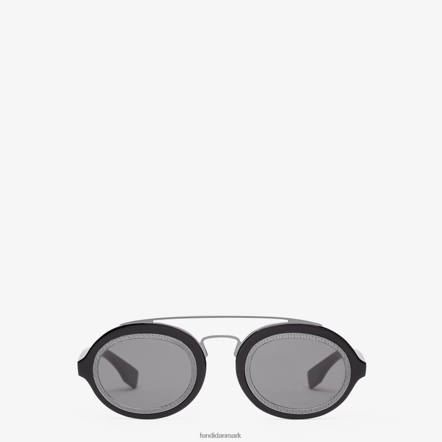 acetat modeshow solbriller med linser Mænd Fendi tilbehør sort A44V2D2421