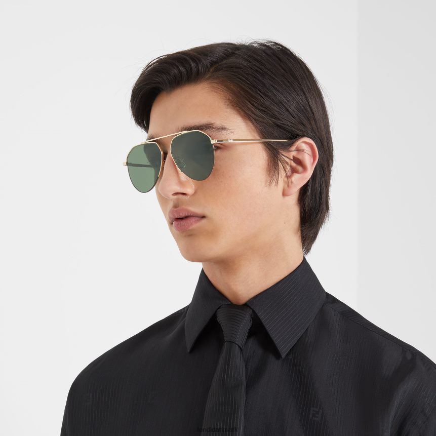 rejse solbriller Mænd Fendi tilbehør guld A44V2D2568