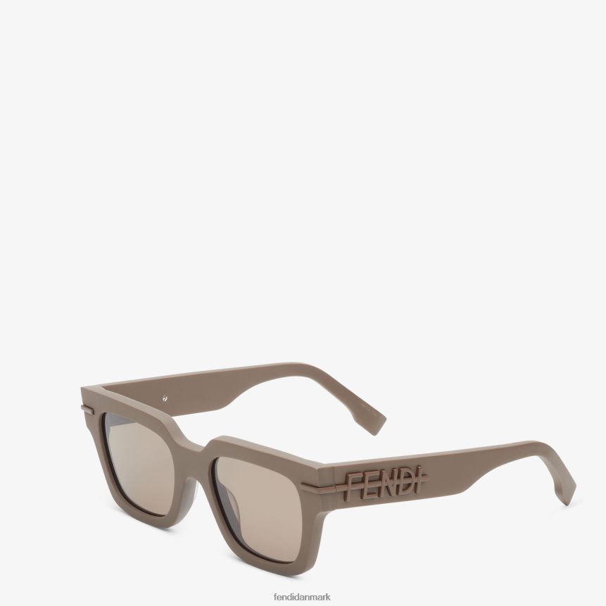 solbriller i grafisk acetat Mænd Fendi tilbehør beige A44V2D2551