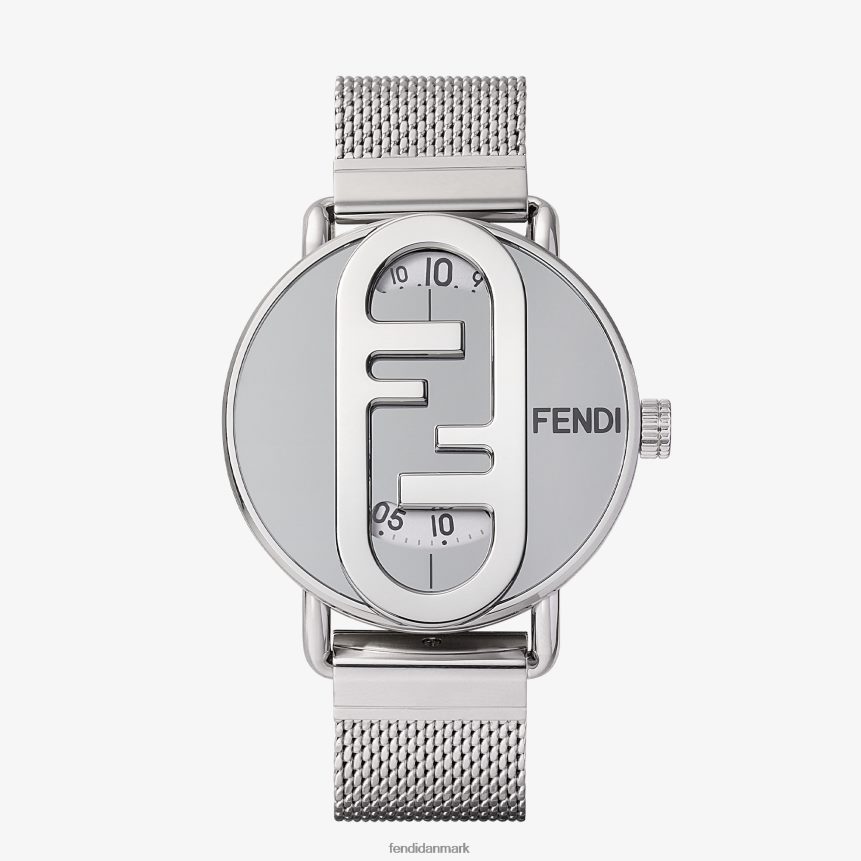 42 mm - rundt ur med o'lock logo Mænd Fendi tilbehør guld A44V2D2345