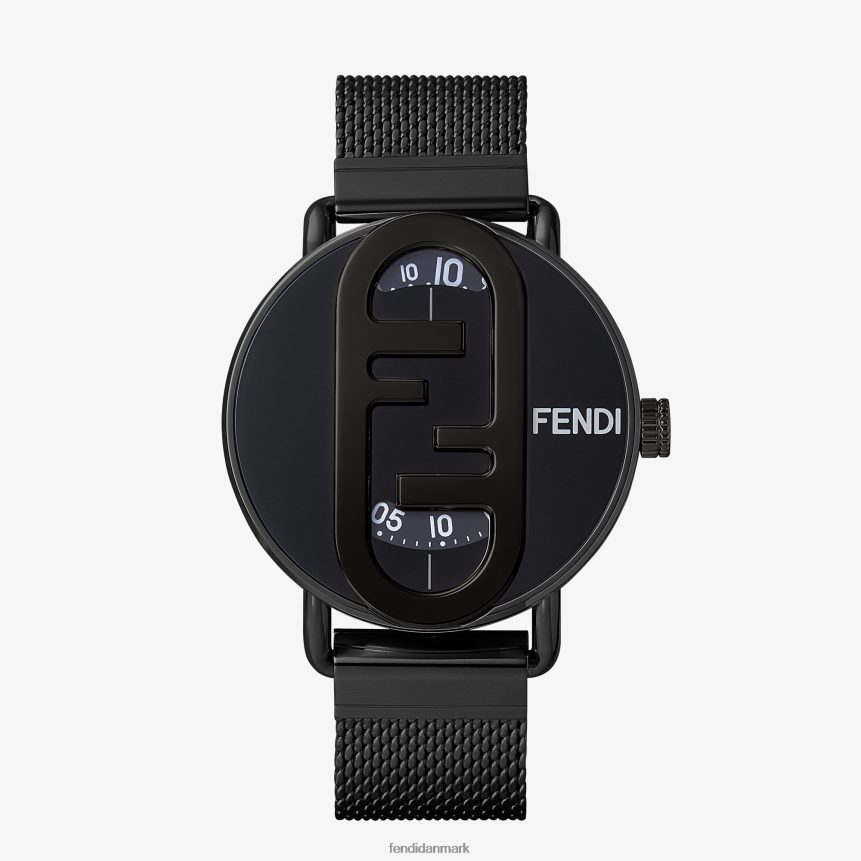 42 mm - rundt ur med o'lock logo Mænd Fendi tilbehør sort A44V2D2360