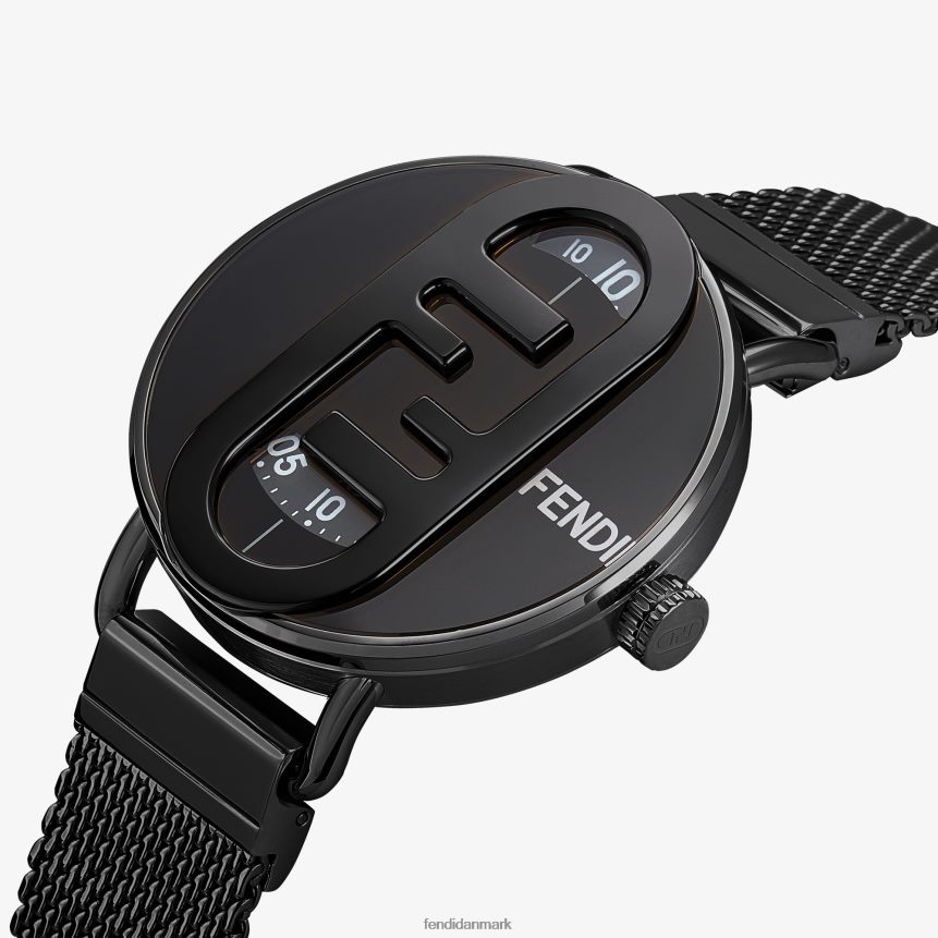 42 mm - rundt ur med o'lock logo Mænd Fendi tilbehør sort A44V2D2360