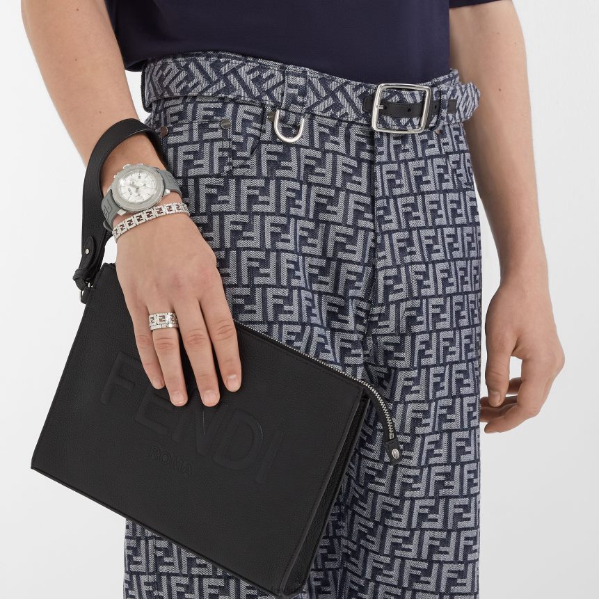 45mm - kronograf ur Mænd Fendi tilbehør mode A44V2D2394